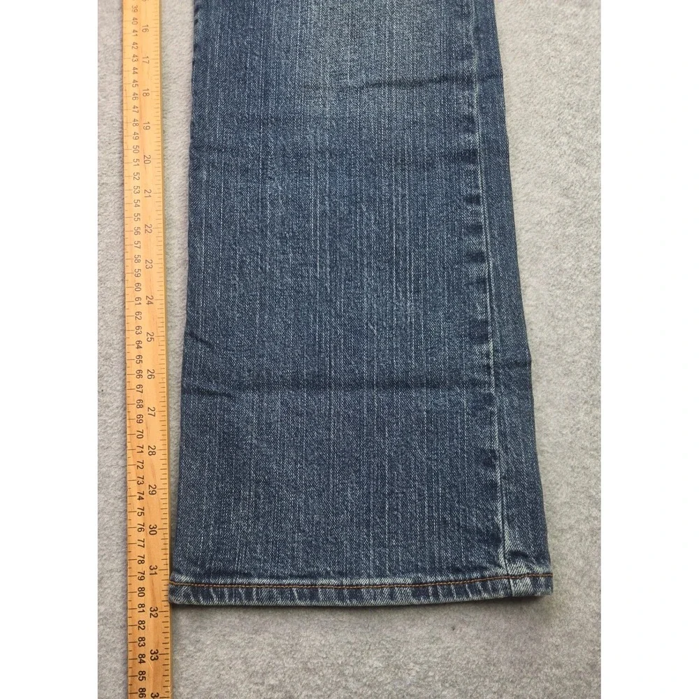 Lucky Brand Josie Jeans Womens 31 (Tag 34x31)Blue Mid Rise Bootcut Denim Stretch